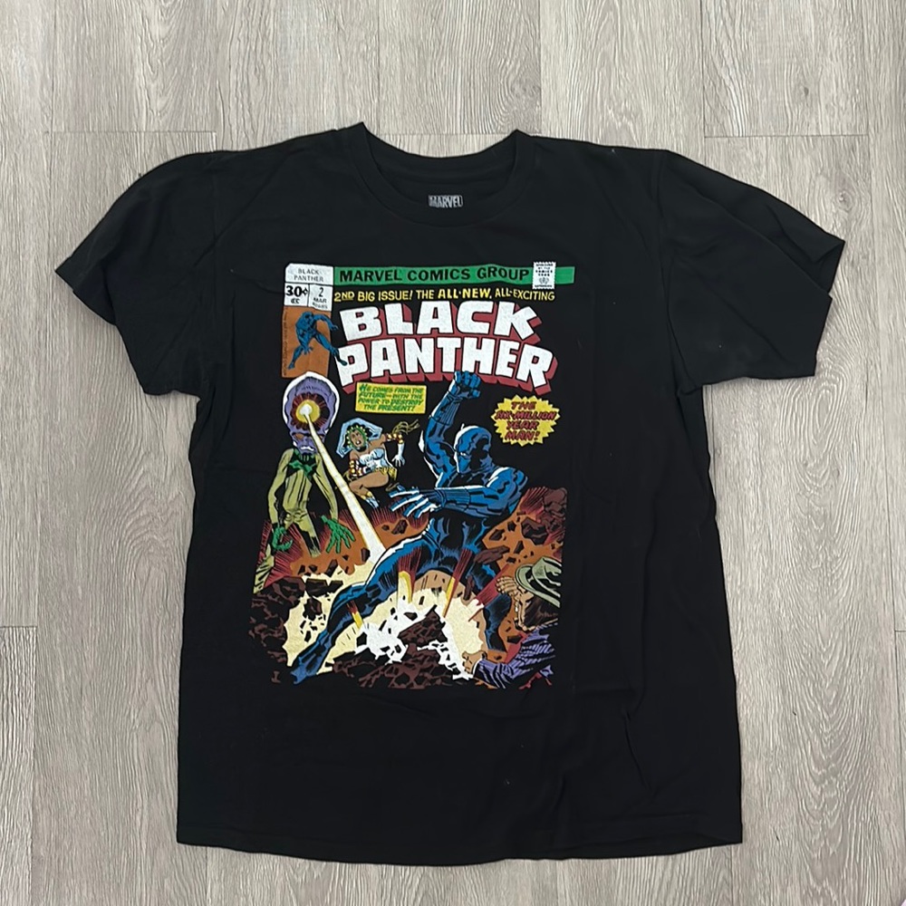 Marvel Black Panther comic tshirt size medium unisex